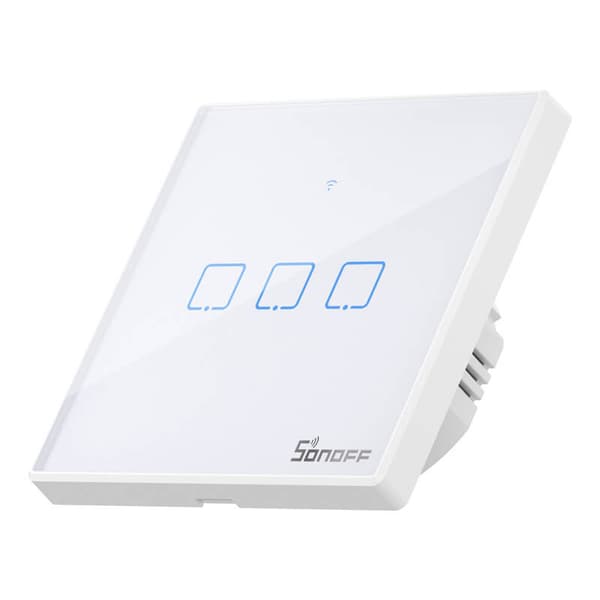 Smart Switch WiFi + RF 433 Sonoff T2 EU TX (3-kanals) uppdaterad