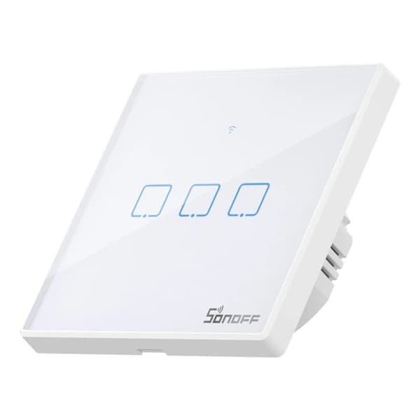 Smart Switch WiFi + RF 433 Sonoff T2 EU TX (3-kanals) uppdaterad