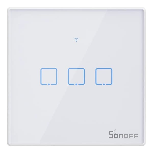 Smart Switch WiFi + RF 433 Sonoff T2 EU TX (3-kanals) uppdaterad