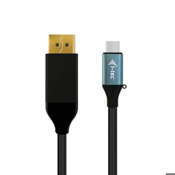 i-tec tillbehör usb-c dp kabel 4k/60hz 2m kabeladapter