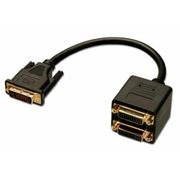 Adapter DVI LINDY 41215 18 cm Svart