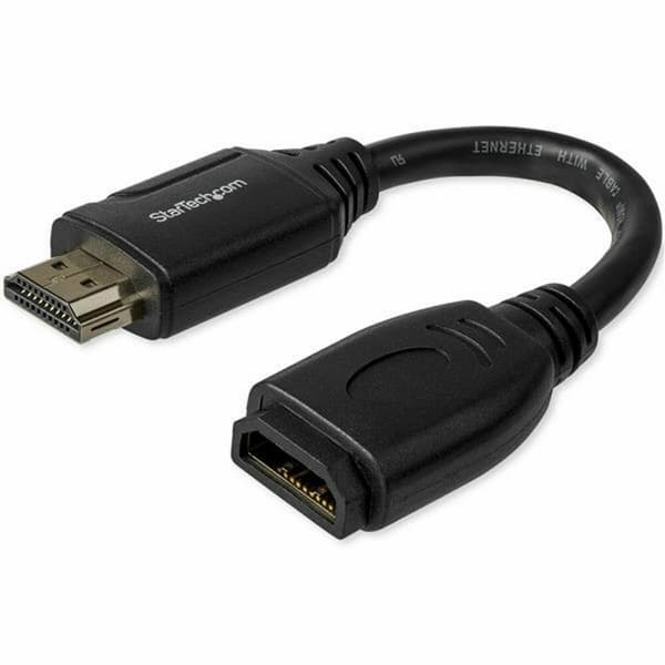 Kabel HDMI Startech HD2MF6INL 15 cm Svart