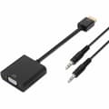 Miniatyrbild 1 av 3: HDMI till SVGA med Audio Adapter Aisens A122-0126 Svart 10 cm
