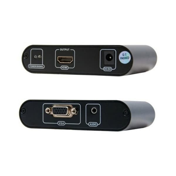 VGA till HDMI med Audio Adapter NANOCABLE 10.16.2101-BK