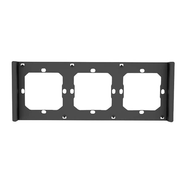 Ramme til kontakt M5 80 triple 3-fold SONOFF M5-3C-80-F (grafit/sort)