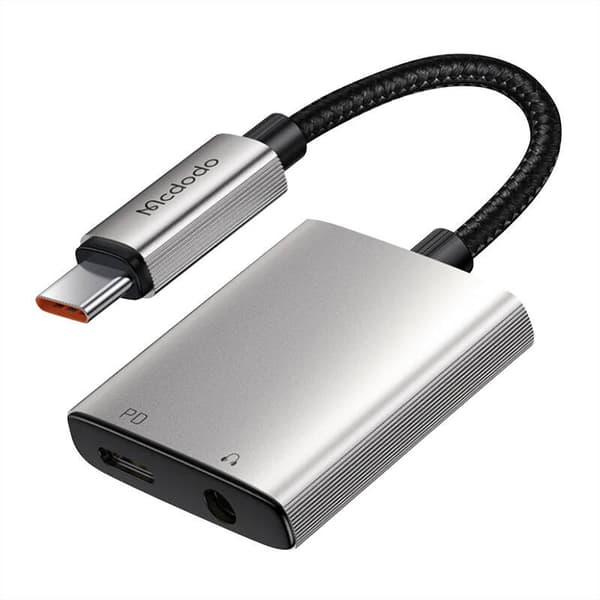 2-i-1 lydadapter Mcdodo CA-5550 2-i-1 lightning til lightning + DC 3,5 mm