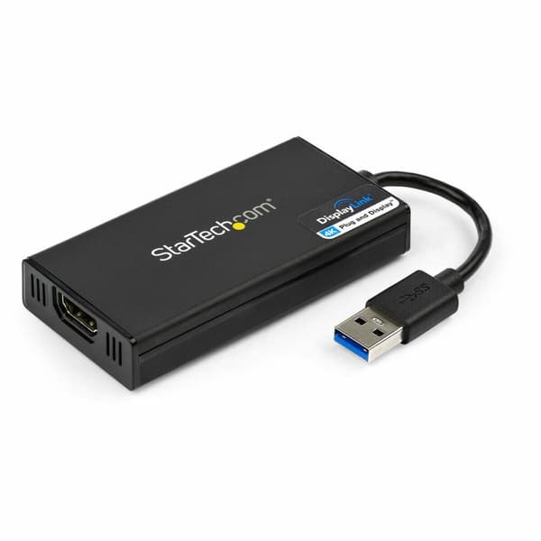 USB 3.0 til HDMI-adapter Startech USB32HD4K Sort