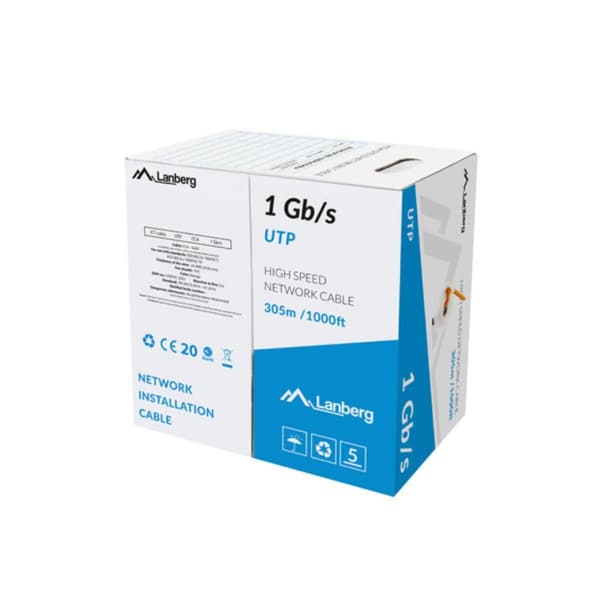 Ethernet LAN Kabel Lanberg LCU6-10CC-0305-O Orange 305 m