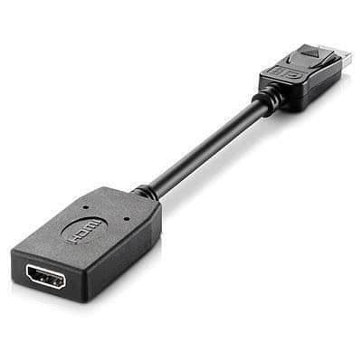 HP A/V-adapter - 1 x HDMI hona ljud/digital video - 1 x DisplayPort hane digitalt ljud/video
