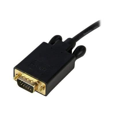 DisplayPort till VGA-adapter - STARTECH.COM - 1,8 m - Upplösning 1920x1200 - Svart