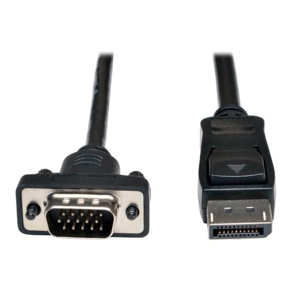Adapter - Tripp Lite - DP till VGA - 1,83 m - Aktiv - Svart