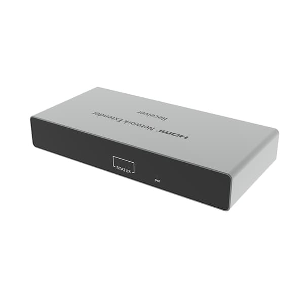 INF YZ-DQ200-TX/RX-V1 200m KVM-forlænger - gråt aluminiumshus