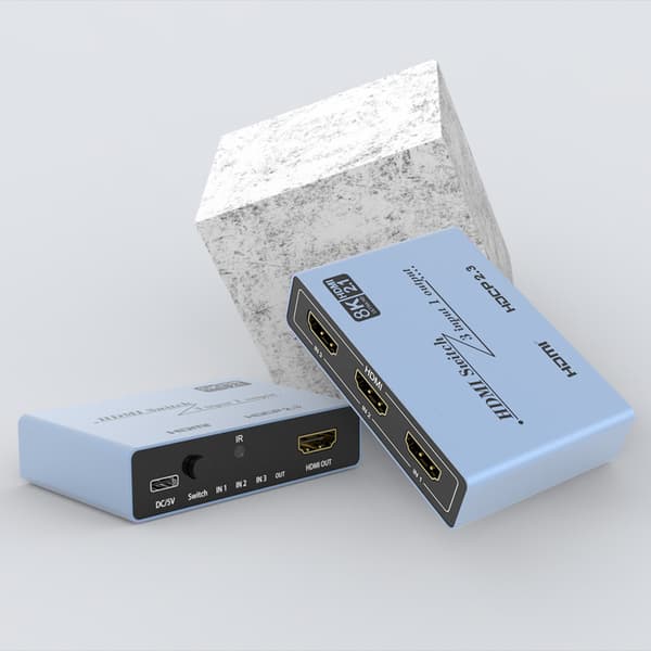 INF YZ-SW301 4K HDMI Switcher med IR-fjärrkontroll