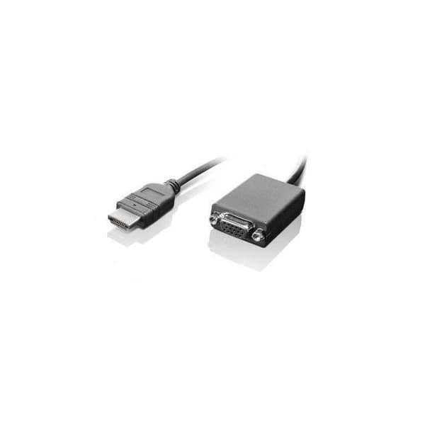 LENOVO 0B47069 HDMI/VGA-videokabel - för videoenhet, projektor - HDMI (Typ A) hanljud/digital video - HD-15 hona VGA