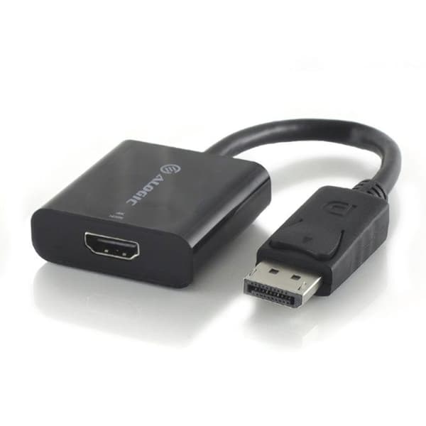 Alogic - DPLC-HD4KAC - DisplayPort 1.2 till HDMI-adapter (hane till hona) med 4K60Hz stöd - 20CM