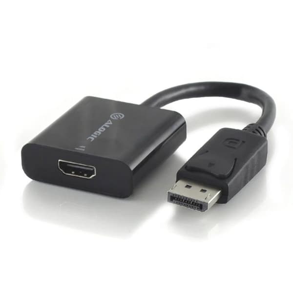 Alogic - DPLC-HD4KAC - DisplayPort 1.2 till HDMI-adapter (hane till hona) med 4K60Hz stöd - 20CM
