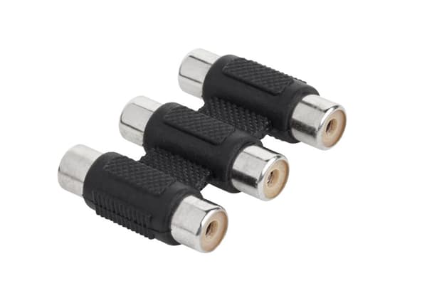 Kontakt 3 RCA-uttag - 3 RCA-uttag