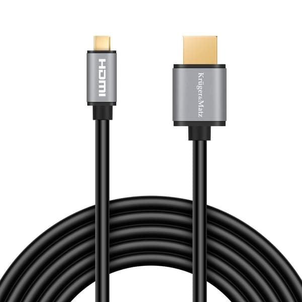 HDMI - mikro HDMI-kabel 1,8m Kruger & Matz Basic