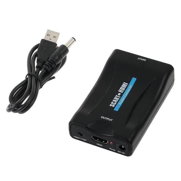 Scart till HDMI-omvandlare - Scart till HDMI-adapter 1080P HD*KI0044