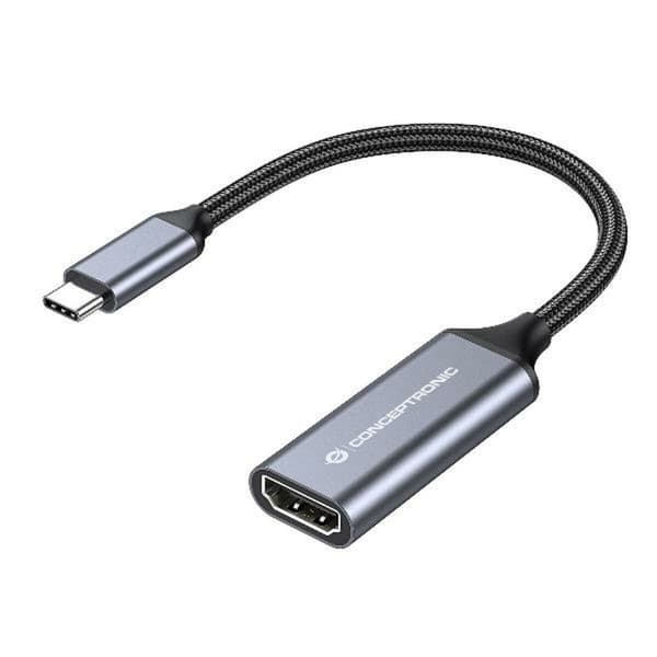 HDMI til DVI-adapter Conceptronic 110518907101 Grå Grå