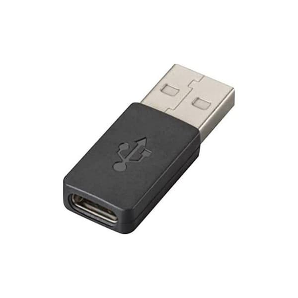USB-kabeladapter - Plantronics - 209506-01 - USB-Typ A till USB-Typ C - Svart - Hållbar