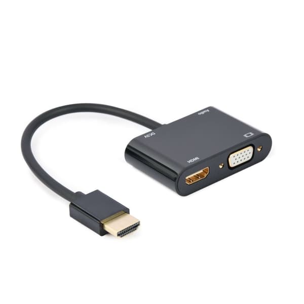 HDMI til VGA GEMBIRD A-HDMIM-HDMIFVGAF-01 Sort Sort