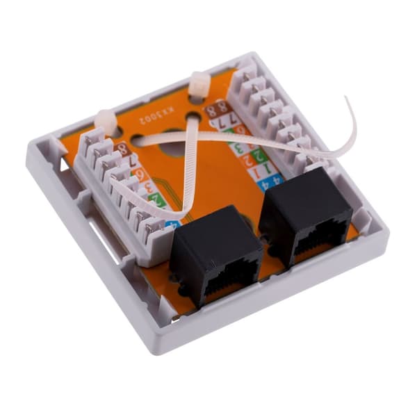 Alantec GN011 netværkstilslutningsboks Cat6 Hvid