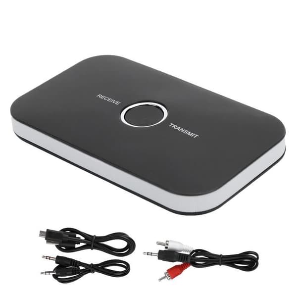 FÖR 2 i 1 trådlös Bluetooth 5.0 Stereo Audio Adapter Sändarmottagare för dator-TV