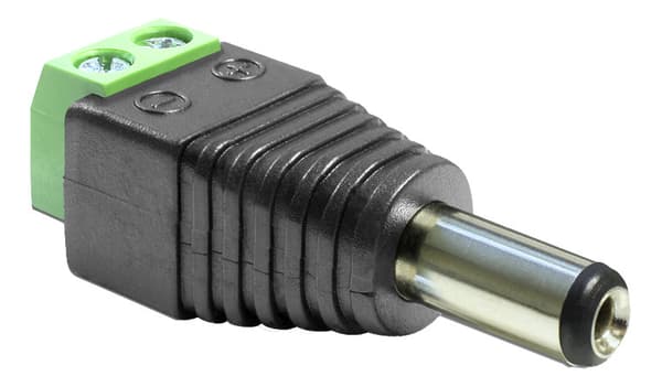 Adapter DC 5.5 x 2.5 mm male > Terminal Block 2 pin