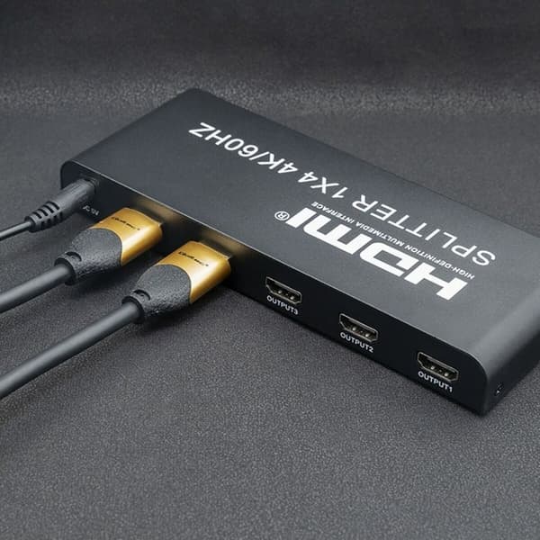 HDMI-kontakt Qoltec 51799 Sort