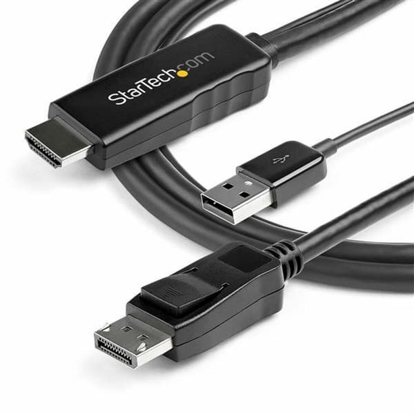 DisplayPort til HDMI-adapter Startech HD2DPMM3M 3 m Sort