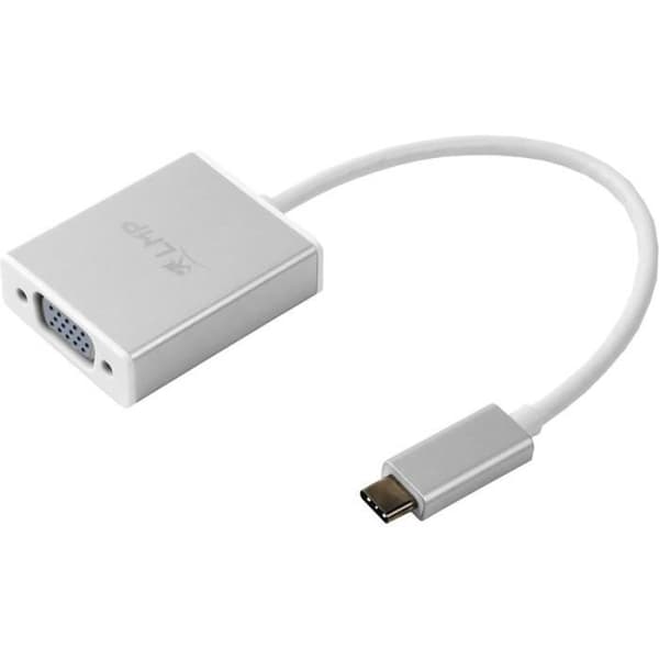 Videoadapter - LMP - USB-C till VGA - Upplösning 2048x1152 - Kompatibel med MacBook - 20g Silver