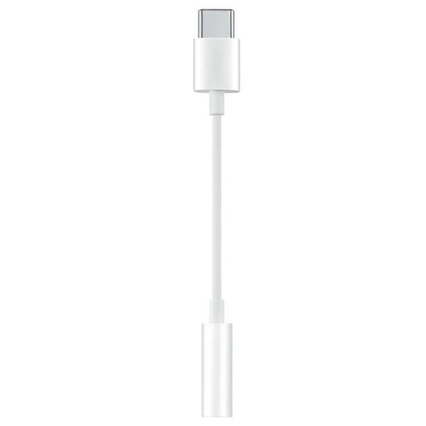 Ljudadapter (CM20) Typ-C till Jack 3,5 mm - Huawei - Vit
