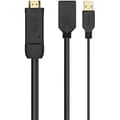 Miniatyrbild 1 av 2: Adapterkabel - AISENS - A122-0642 - DisplayPort till HDMI - Hane-Hane - Videosignalkonvertering
