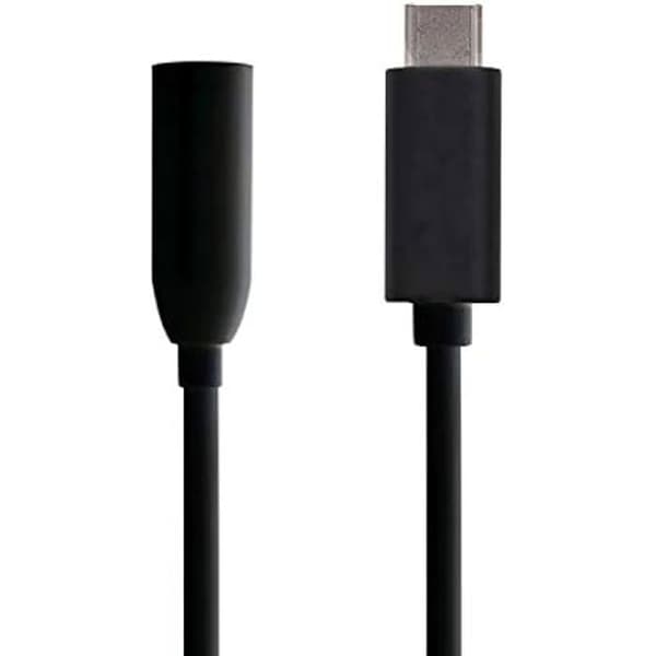 AISENS Adapter USB Tipo-c till Audio a109-0348 - kontakter USB Tipo-c Macho/Jack 3.5 hembra - Negro - 15cm