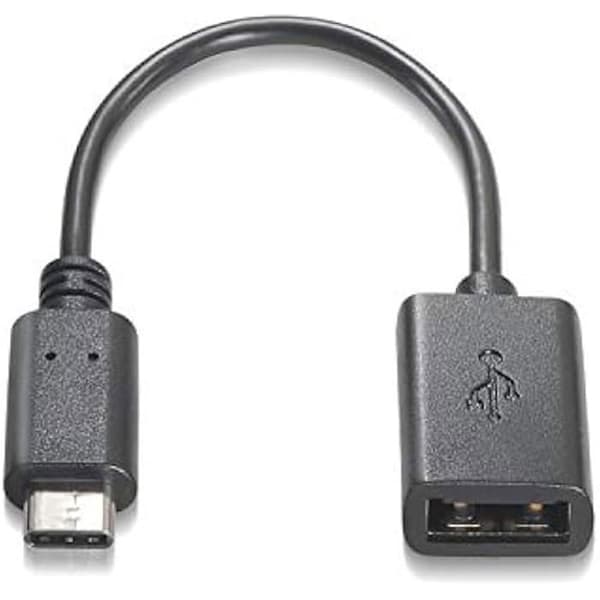 AISENS A107-0059 USB 2.0-kabel, typ USB-C/m-a hona, 15 cm - svart