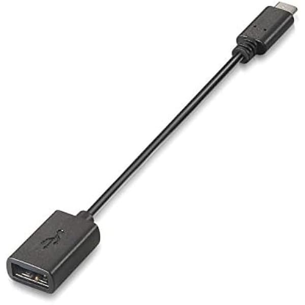 AISENS A107-0059 USB 2.0-kabel, typ USB-C/m-a hona, 15 cm - svart
