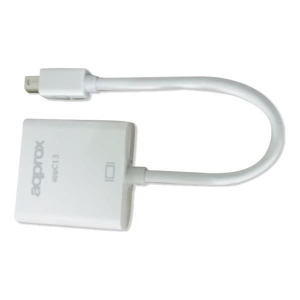 Ca (APPC13) Mini Display Port till VGA Converter, vit för Apple Macbook / iMac