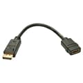 Miniatyrbild 2 av 2: Adapter - LINDY - Konverter DisplayPort till HDMI - Upplösning 2560x1600 - Ljudstöd - 15cm