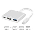 Miniatyrbild 3 av 3: USB-C - HDMI / USB 3.0 / Maclean MCTV-8-adapter