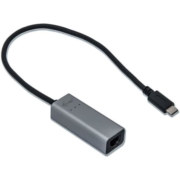 i-tec - USB-C Metal GLAN Ethernet-adapter Grå