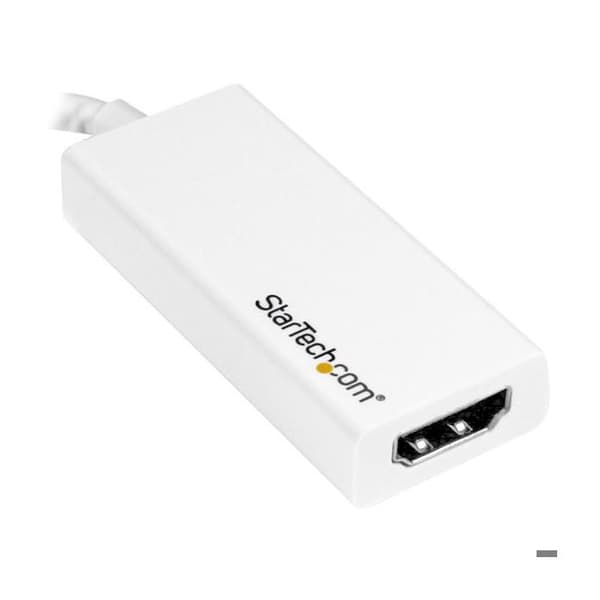 USB-C till HDMI-adapter - STARTECH - 4K 60 Hz - Vit - Kompatibel med MacBook och HP ENVY Vit