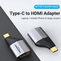 Miniatyrbild 2 av 4: VENTION USB C HDMI Adapter 4K 60Hz Kompatibel med MacBook Pro 2019/2018/2017, MacBook Air, iPad Pro 2018, Samsung Galaxy S10