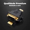 Miniatyrbild 2 av 2: HDMI till DVI-omvandlaradapter - Dubbelriktad - Preto - Ventilation