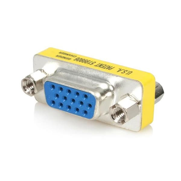 VGA-adapter - STARTECH - HD15-könsbyttare - 1 x Hon VGA - Nickel - Slimline