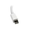 Miniatyrbild 3 av 3: Mini DisplayPort till VGA Adapter / Converter - Mini DP till VGA Video Converter - M/F - 1920 x 1200 - Vit - MDP2VGAW