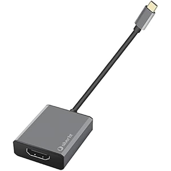 SilverHT Adapter Logan Tipo C till HDMI 4K Grå