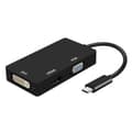 Miniatyrbillede 1 af 2: USB-C til VGA/HDMI/DVI-adapter Aisens A109-0343 Sort 15 cm