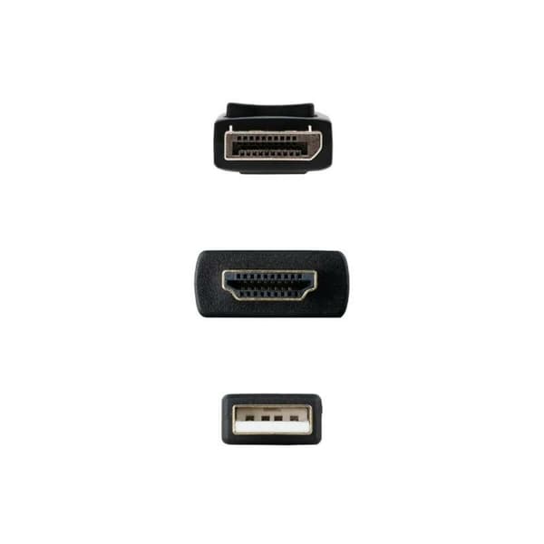 DisplayPort til HDMI kabel NANOCABLE 10.15.4352 Sort 1,8 m 4K Ultra HD