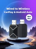 Miniatyrbild 1 av 8: Mini Trådlös CarPlay & Android Auto Adapter för iPhone & Android – Slipp Sladdar och Upplev Friheten